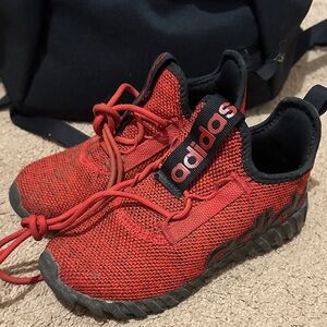 Adidas Kids Vibrant Red Sneakers